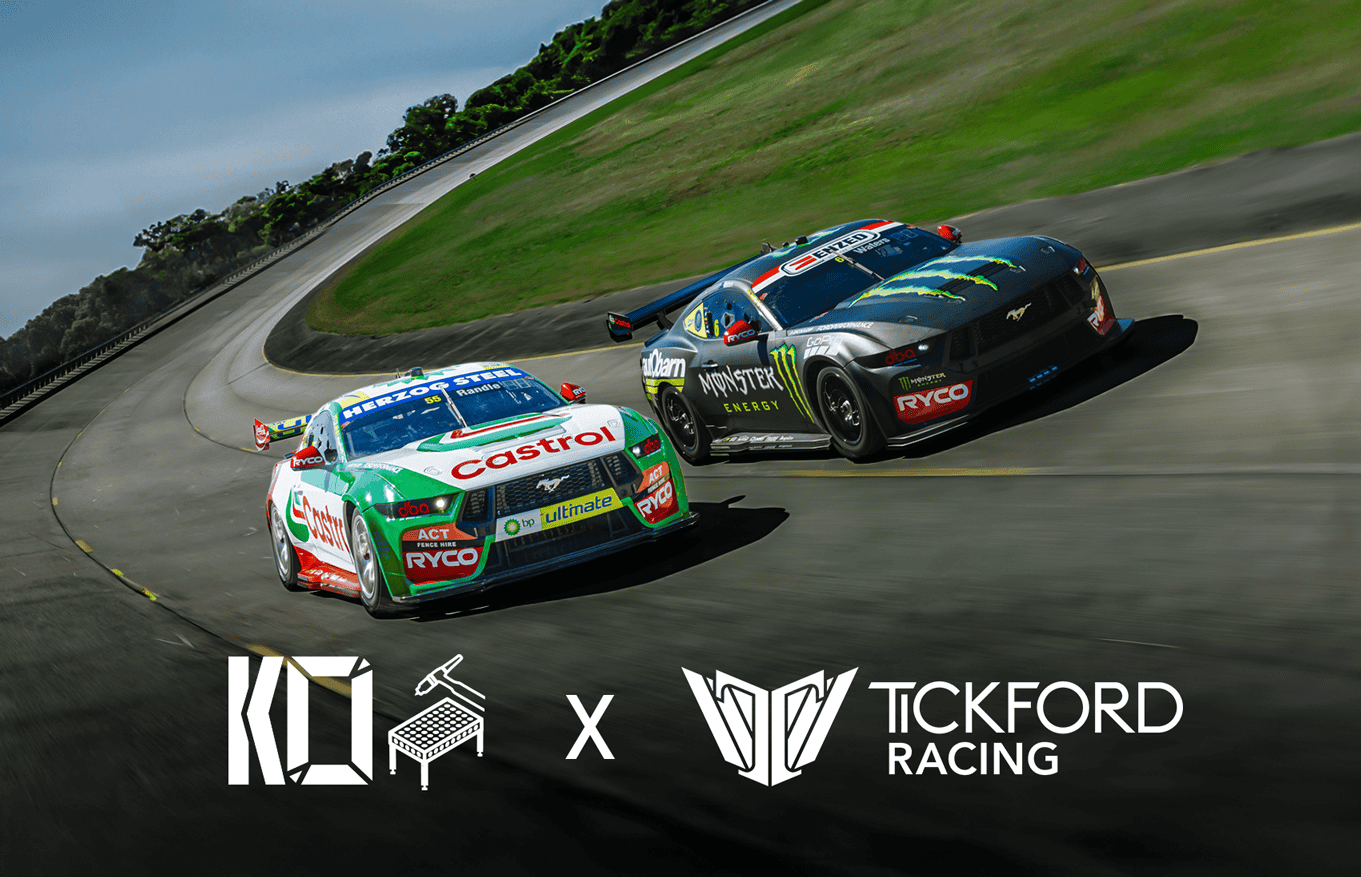 KO with logo x tickford BOTH CARS